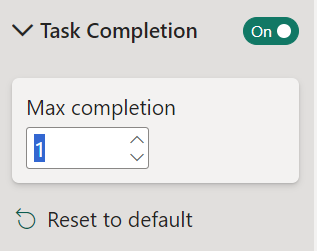 A screenshot of a task completion

Description automatically generated